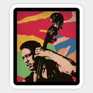 Vintage Poster - Charles Mingus Style Sticker